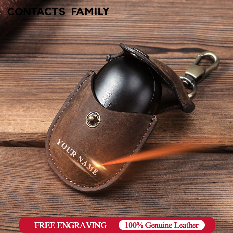 Earbuds Charging Case - For Galaxy Earbuds+ 2020 Genuine Leather