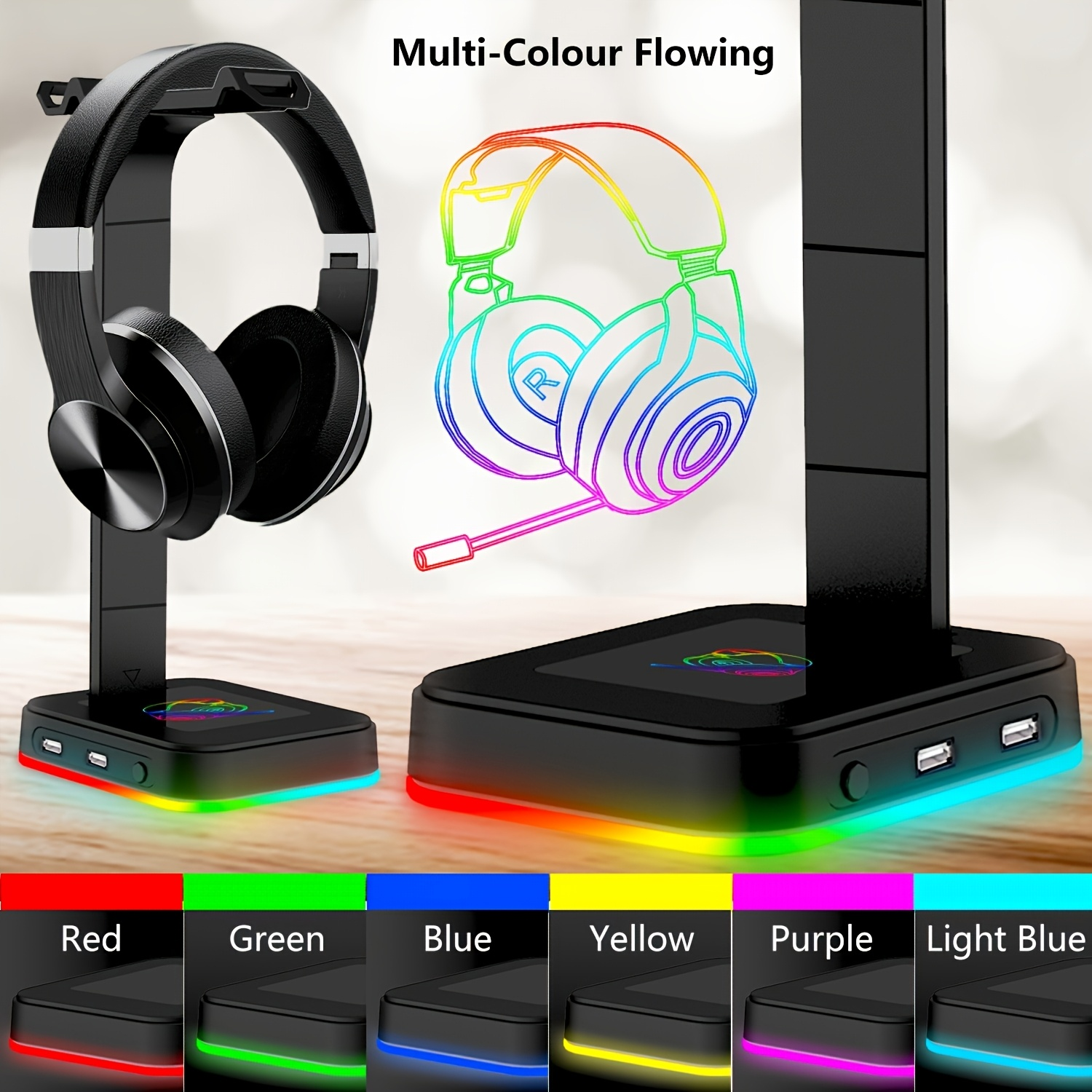 Gaming Headset Stand Adjustabl - Gaming Headset Rgb reseña y precio