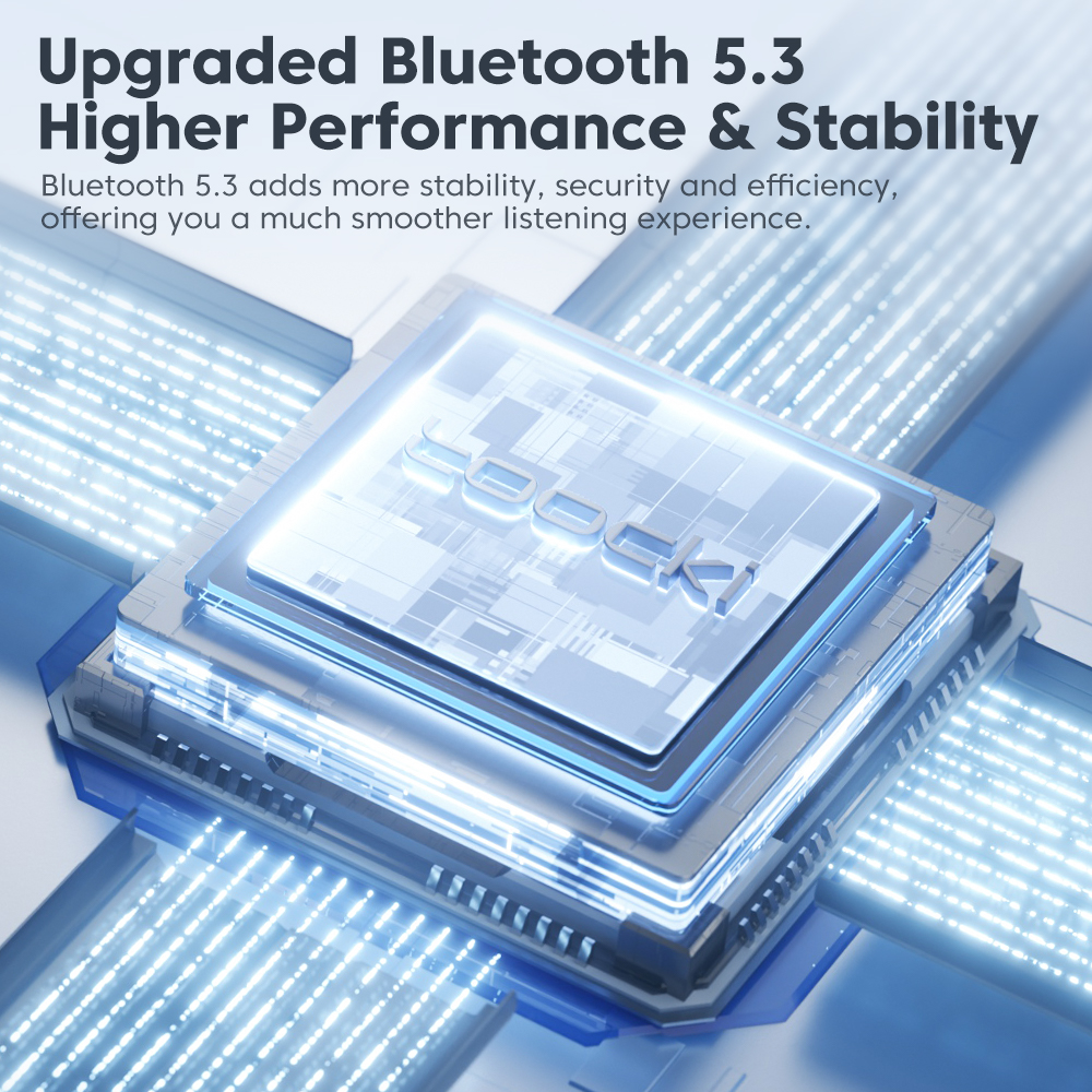 Toocki Bluetooth 5.3 Earphone  - Bluetooth Headset On Ear reseña y precio