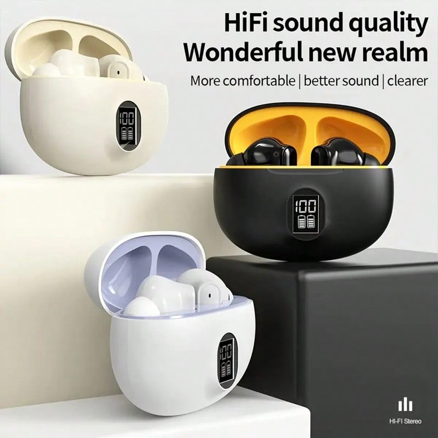 Wireless Earphones, Bluetooth  - Earbuds Charging Case reseña y precio