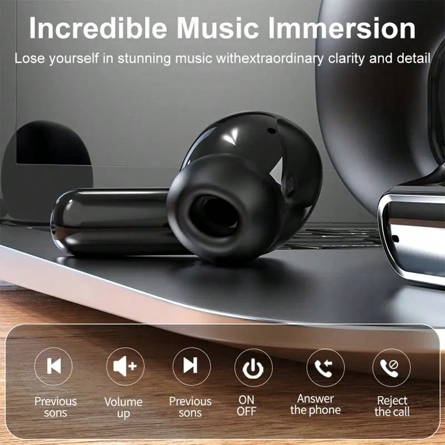 Wireless Earphones, Bluetooth  - Earbuds Charging Case reseña y precio