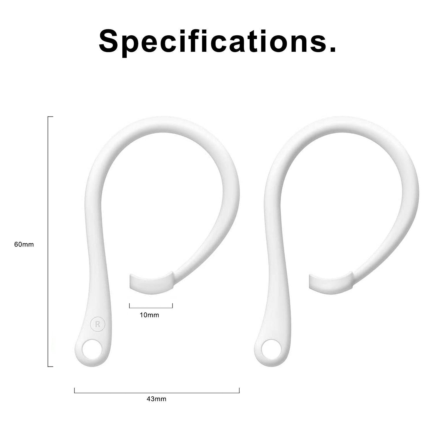 1 Pairs Anti-lost Earhooks for - Sports Earphone Hook reseña y precio