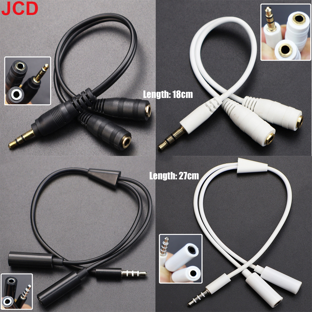 JCD 1Male to 2 Dual Female Y S - Earphone Splitter Jack reseña y precio