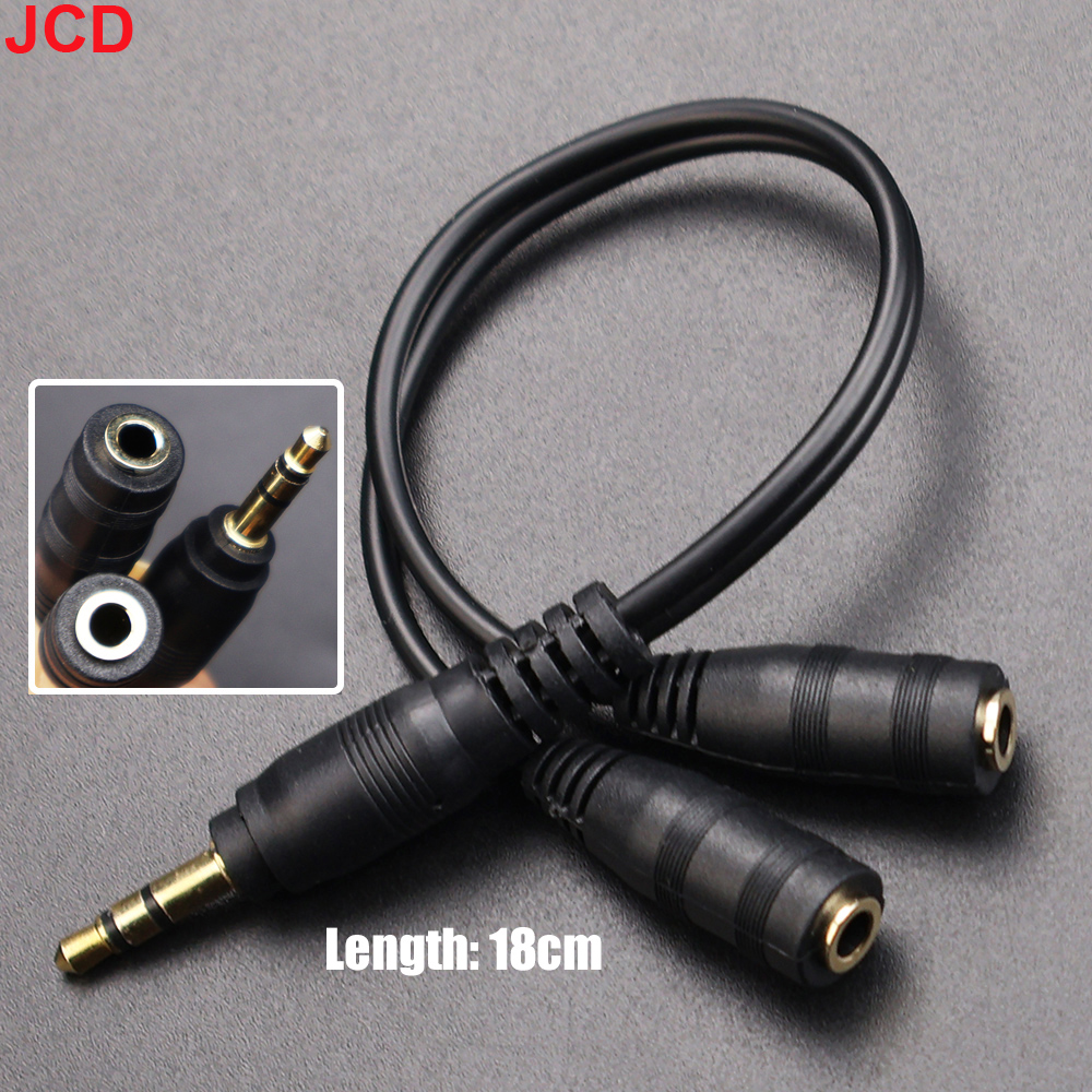 JCD 1Male to 2 Dual Female Y S - Earphone Splitter Jack reseña y precio