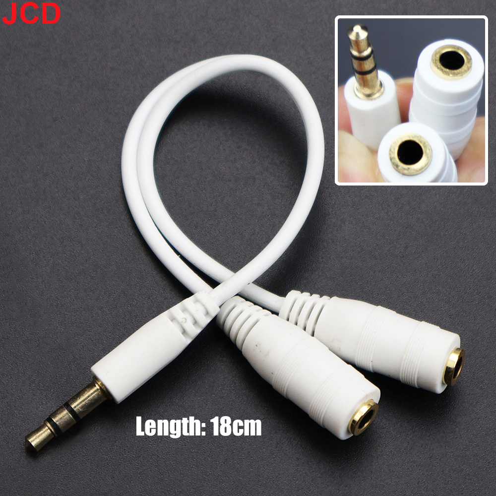 JCD 1Male to 2 Dual Female Y S - Earphone Splitter Jack reseña y precio
