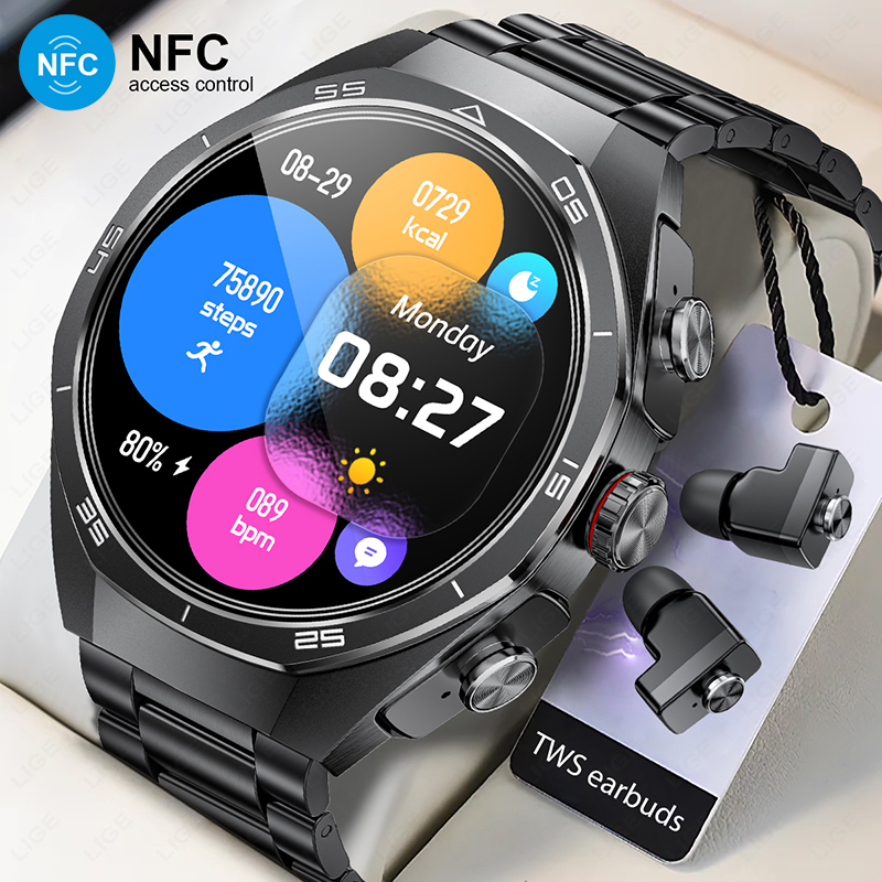 TWS Music Watches Earbuds Smar - Earbuds Charging Case reseña y precio
