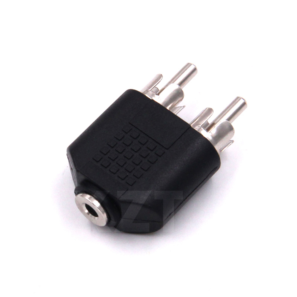 3.5mm Stereo Male To 2 RCA Fem - Earphone Splitter Jack reseña y precio