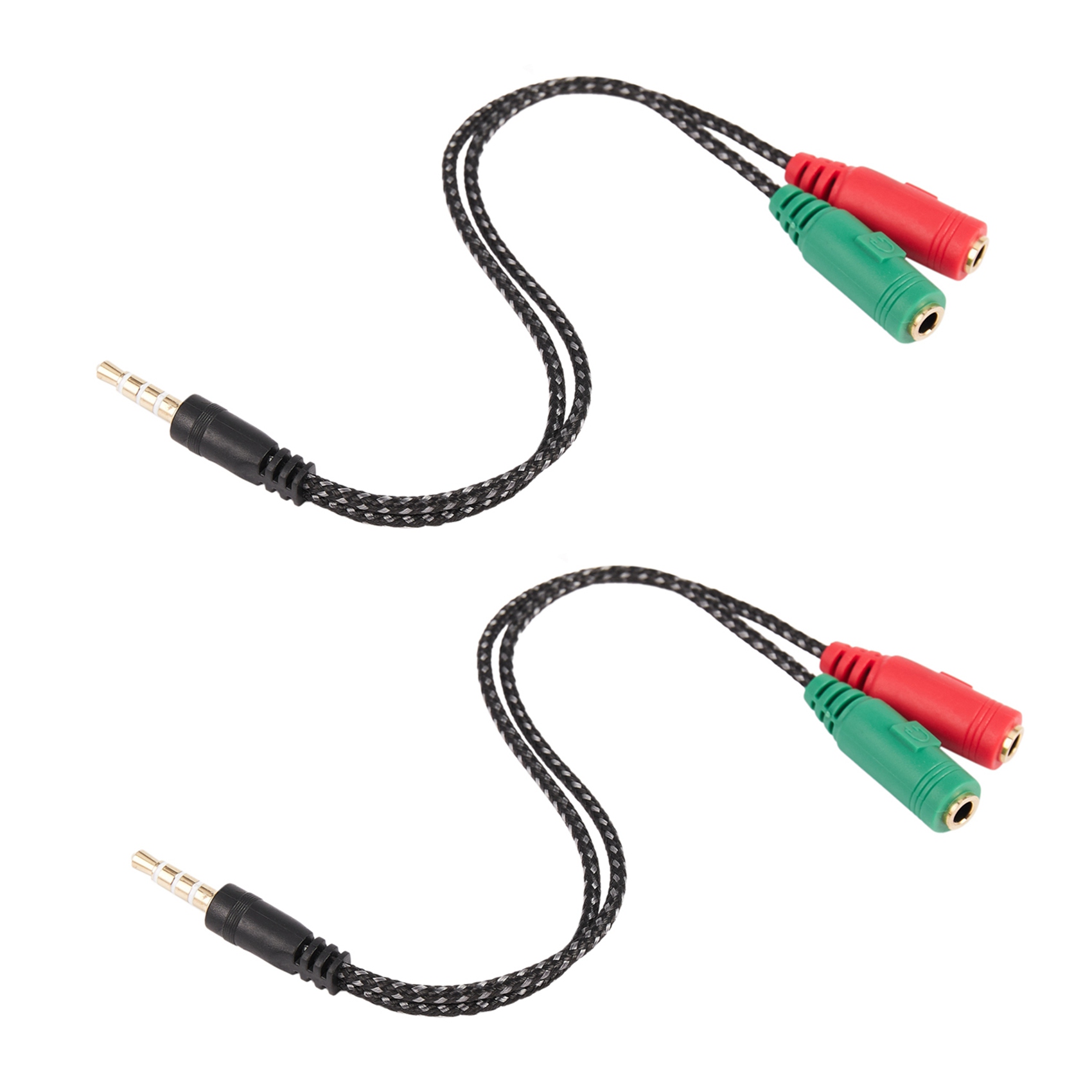 -[A51I Digital]2Pcs Cable Adap - Earphone Splitter Jack reseña y precio