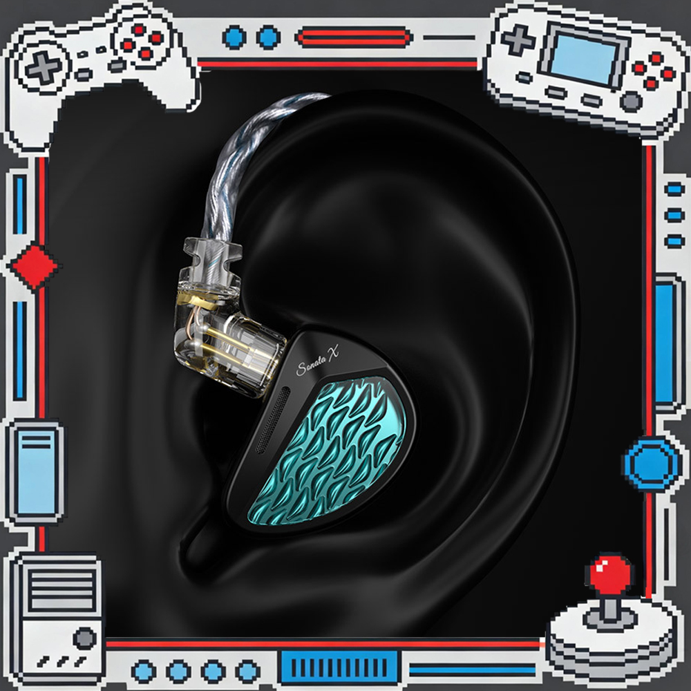 KZ Sonata X In-Ear Monitor Ear - Audiophile Headphone Wired reseña y precio