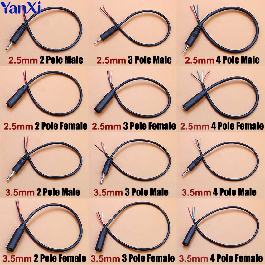 1pcs 2.5mm 3.5mm Mono Stereo A - Audiophile Headphone Wired reseña y precio