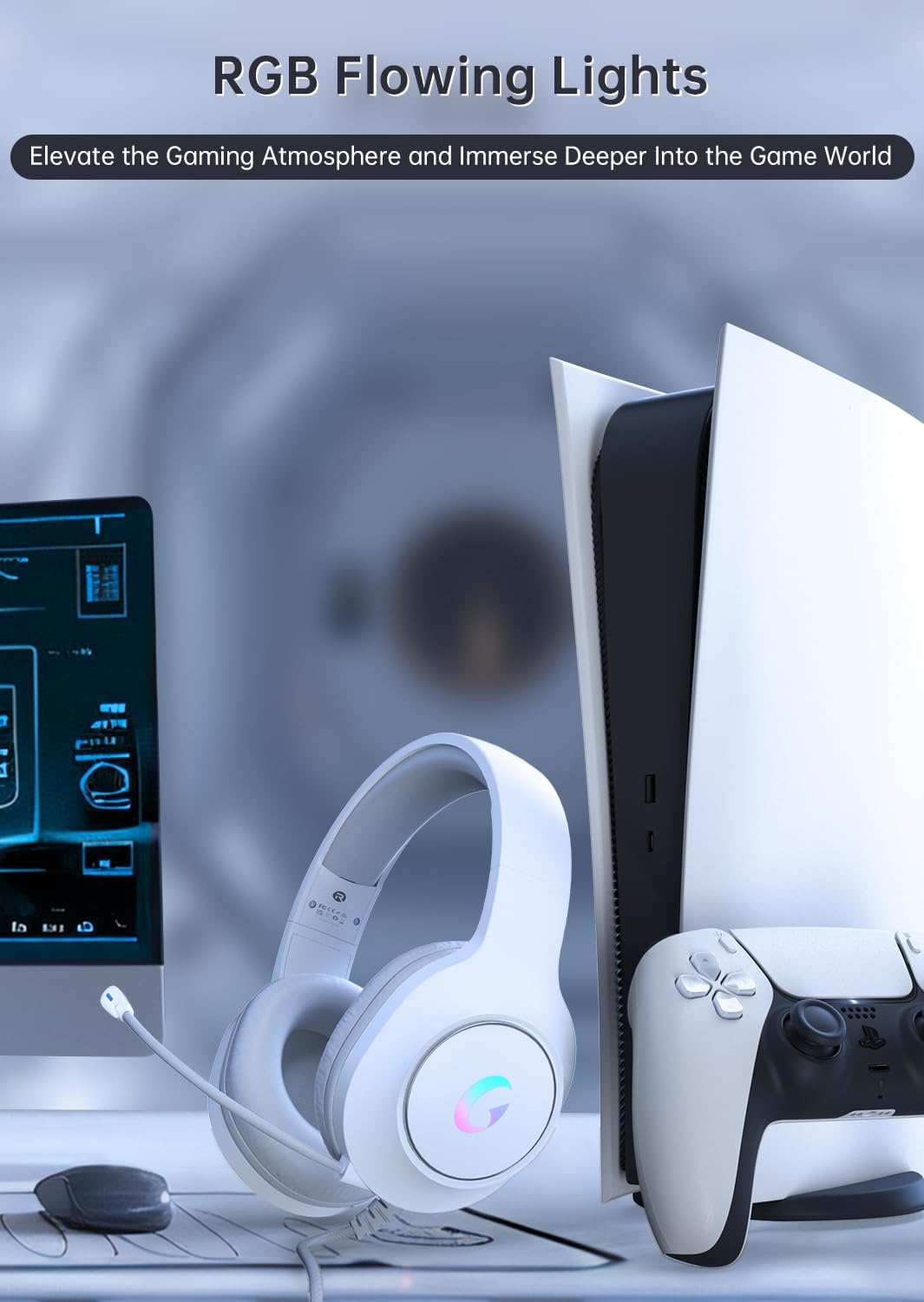Gaming Headset With 7.1 Surrou - Gaming Headset Rgb reseña y precio