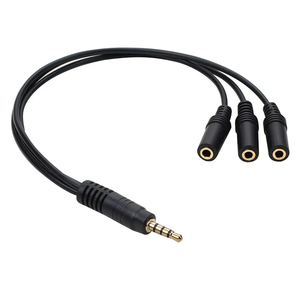3.5mm TRRS Jack 1/8 Male To Fe - Earphone Splitter Jack reseña y precio