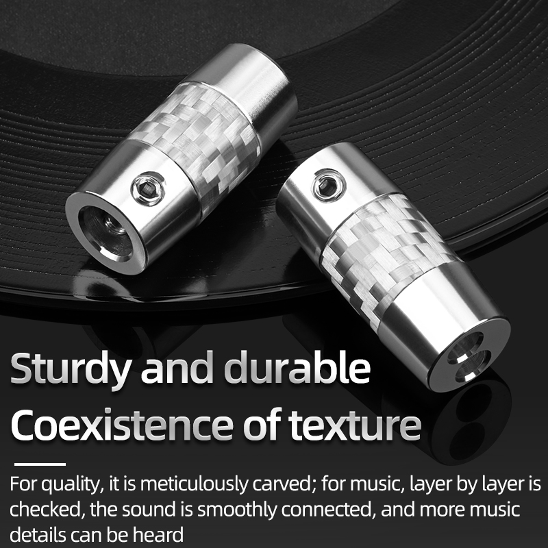 4pcs Carbon Fiber Y Splitter A - Audio Splitter Y reseña y precio