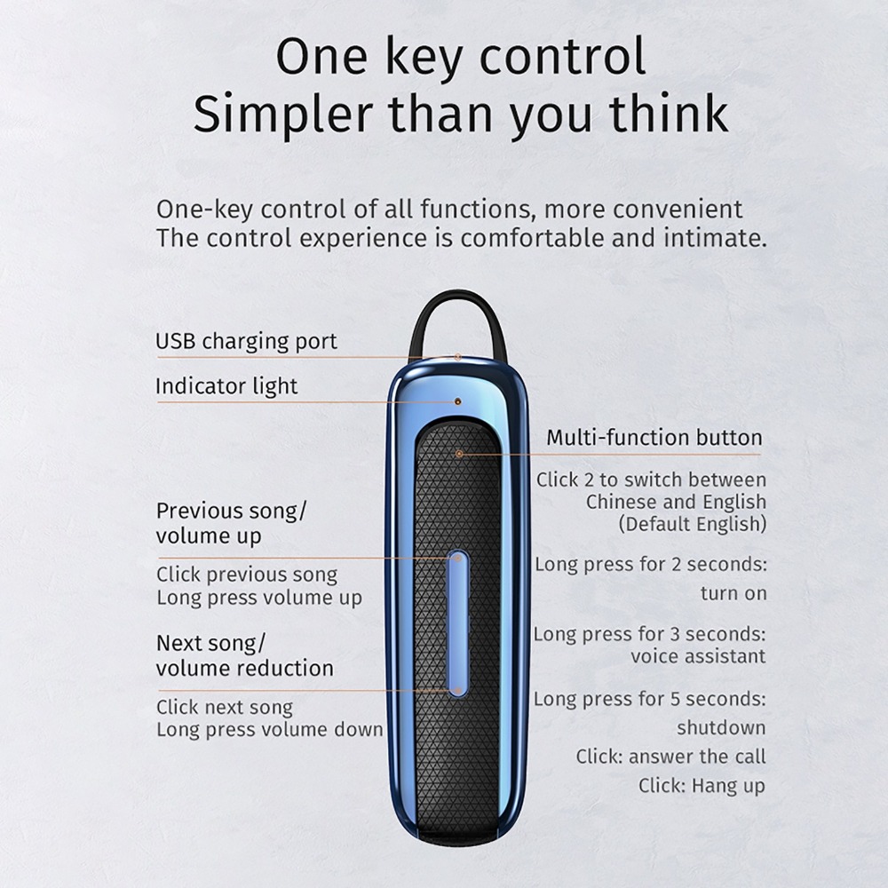 Ear Hook E1 Wireless Bluetooth - Sports Earphone Hook reseña y precio
