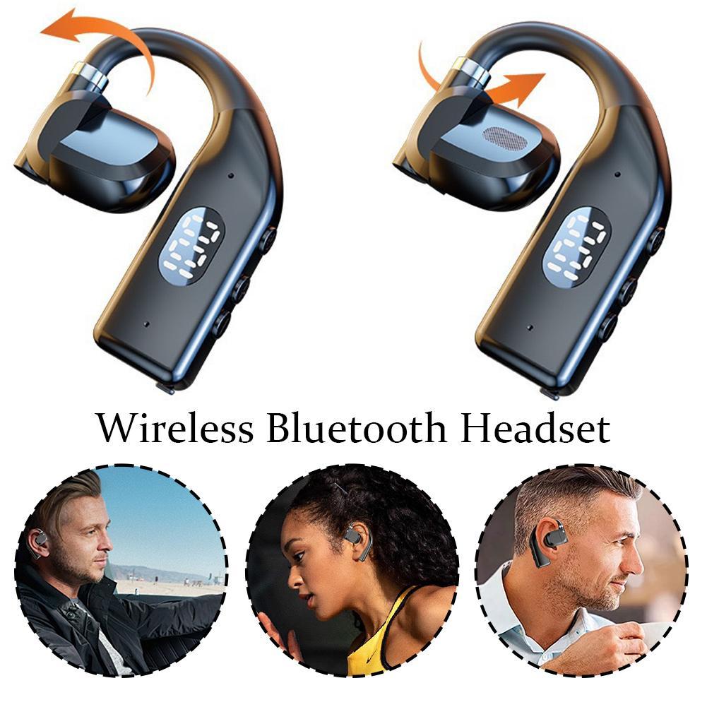 Earhooks Wireless Bluetooth He - Bluetooth Headset On Ear reseña y precio