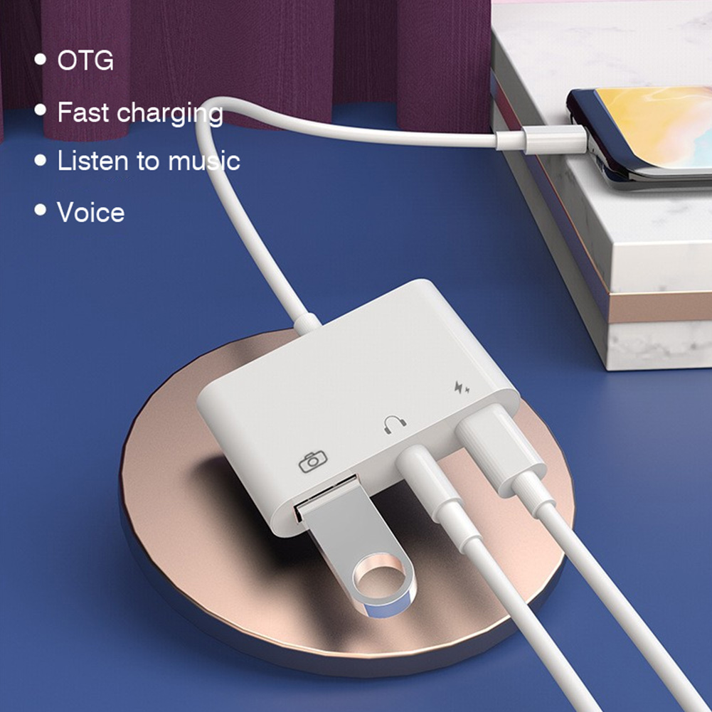 3 in 1 Type C to 3.5mm Jack Ea - Earphone Splitter Jack reseña y precio