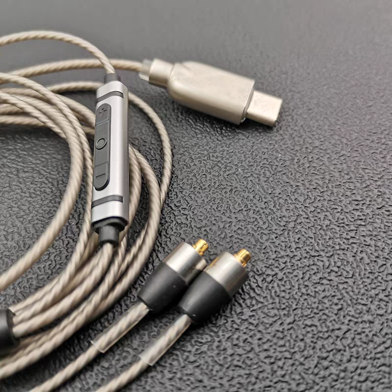 MMCX Plug Type-C Silver Plated - Wired Earphone Mic reseña y precio