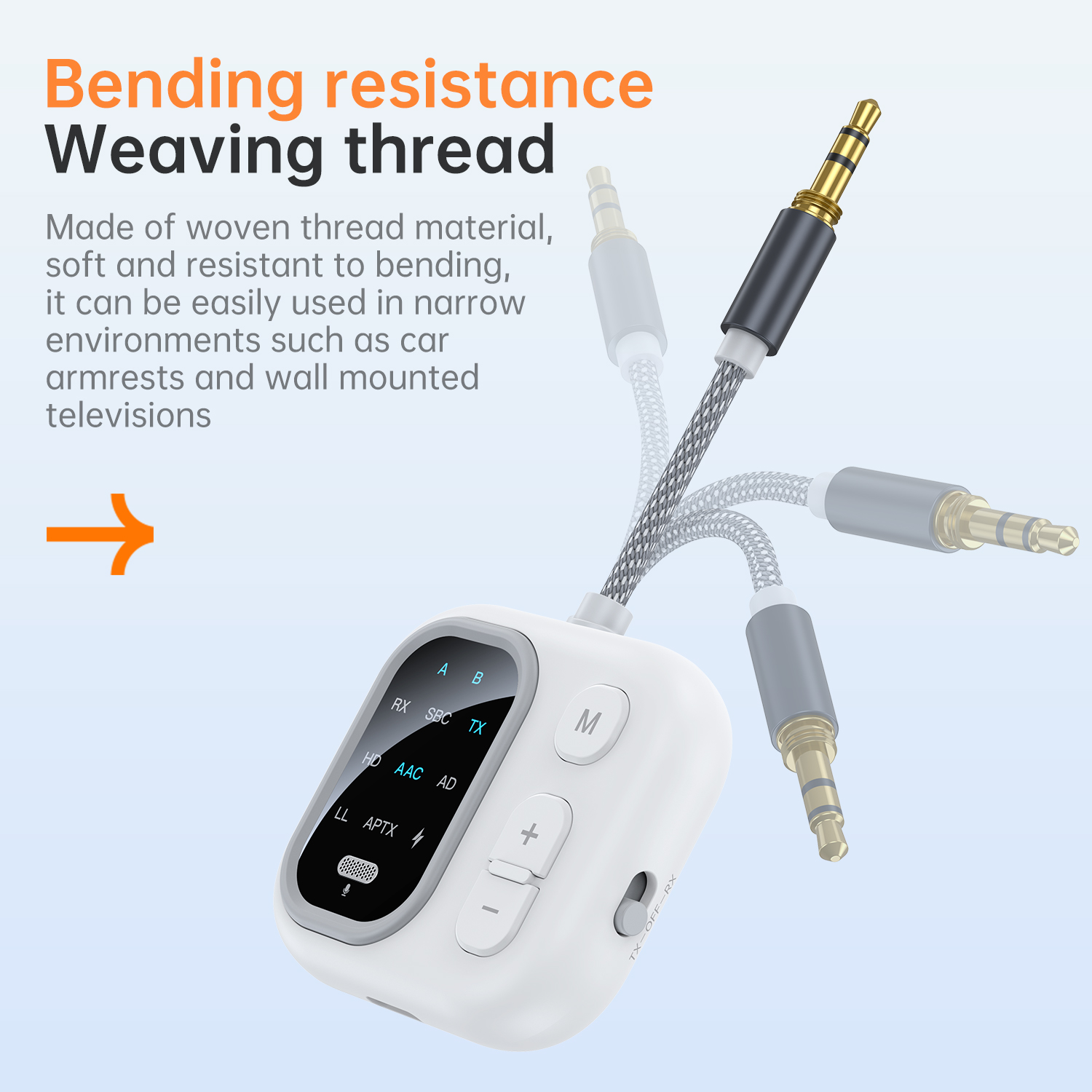 2 in 1 aptX Bluetooth Audio Re - Bluetooth Adapter Receiver reseña y precio