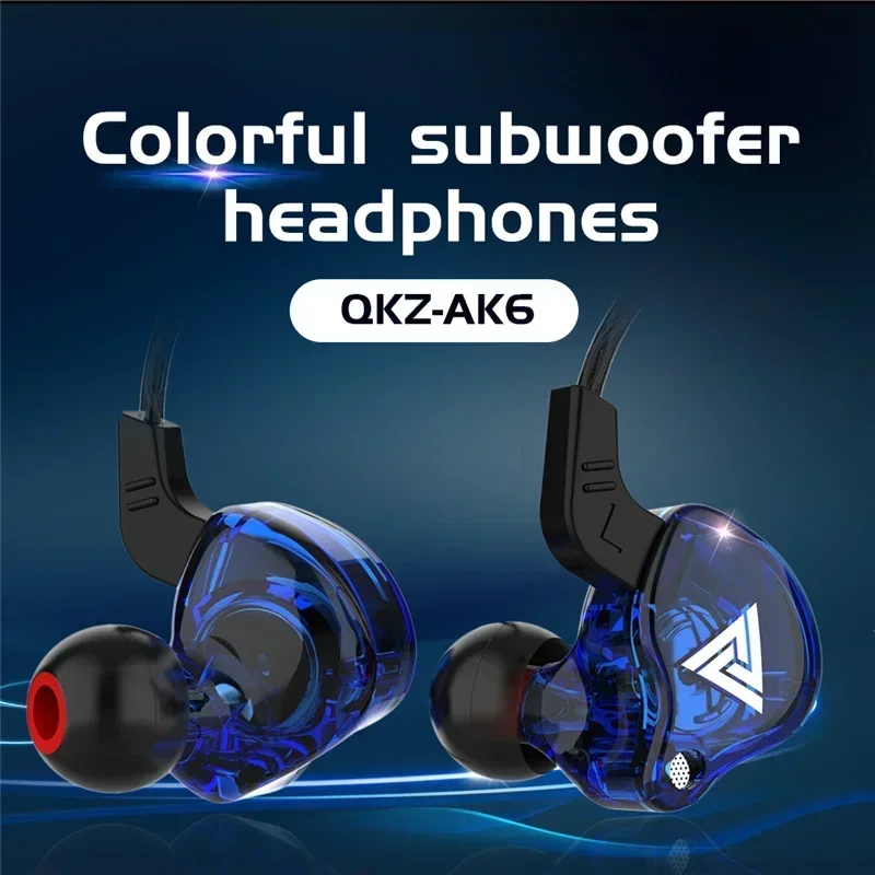NEW QKZ AK6 Copper Driver HiFi - Audiophile Headphone Wired reseña y precio