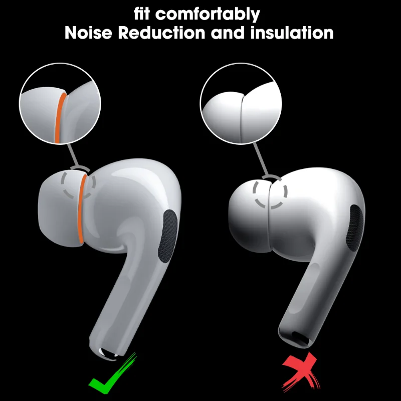Silicone Memory Foam Ear Tips  - Earphone Foam Tip reseña y precio