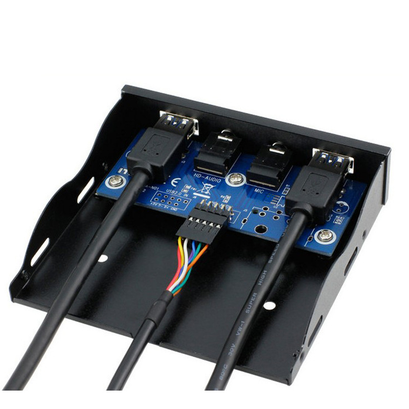 2 Port USB 3.0 Hub Splitter HD - Earphone Splitter Jack reseña y precio