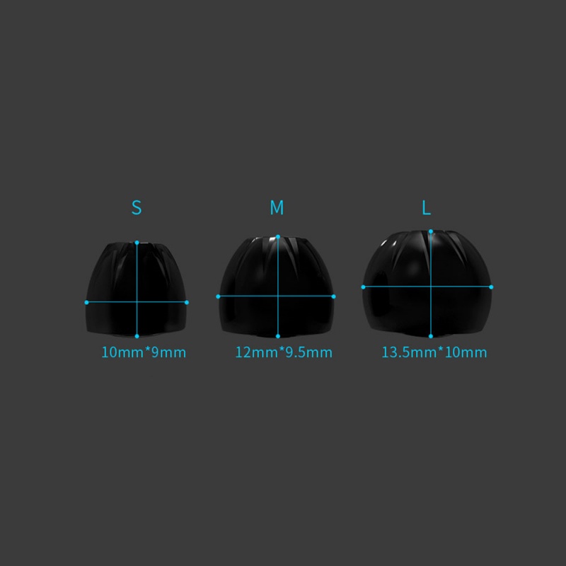 3Pairs In-Ear Earcaps For KZ E - Silicone Ear Tip Replacement reseña y precio