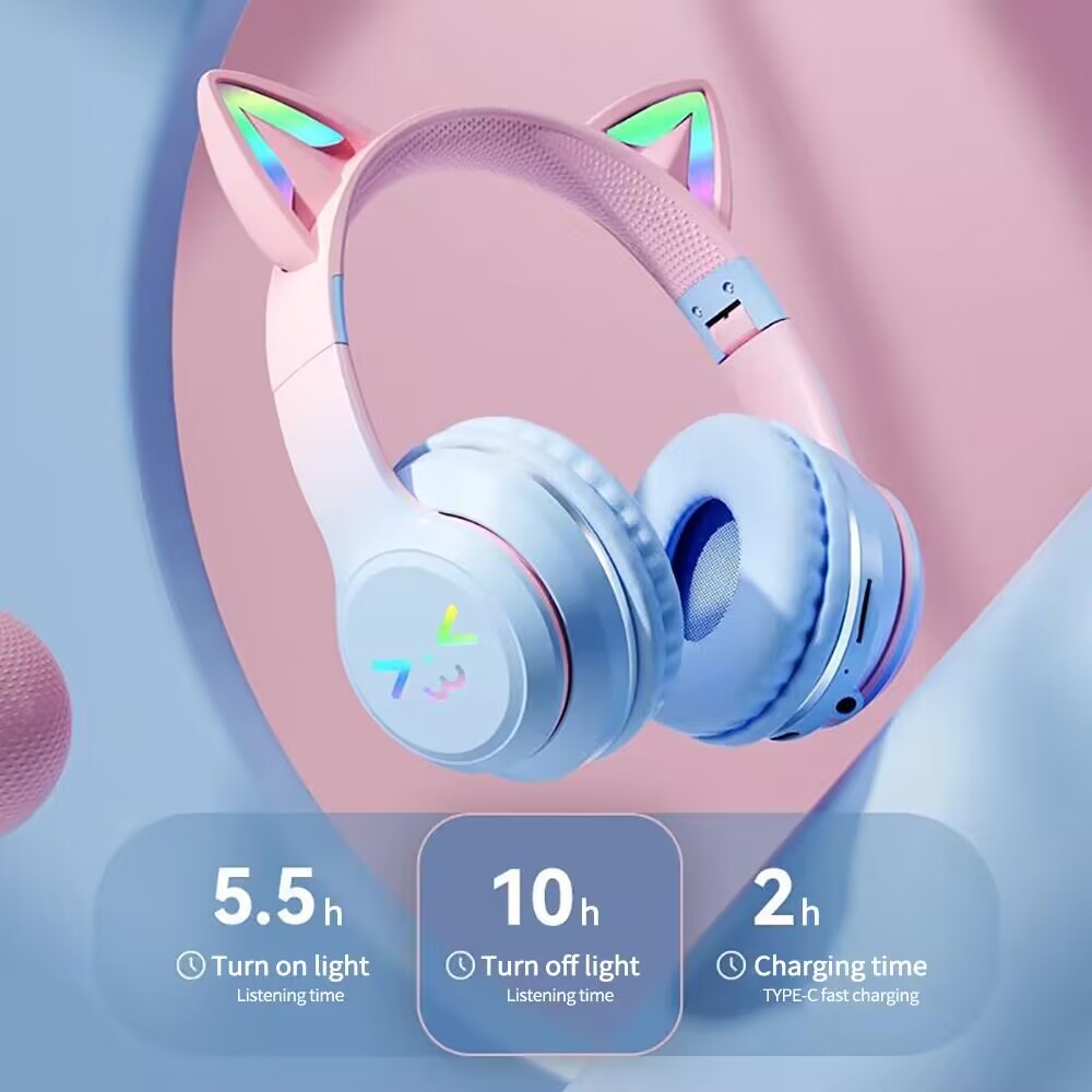 RGB Glow Earphones Wireless Ea - Gaming Headset Rgb reseña y precio