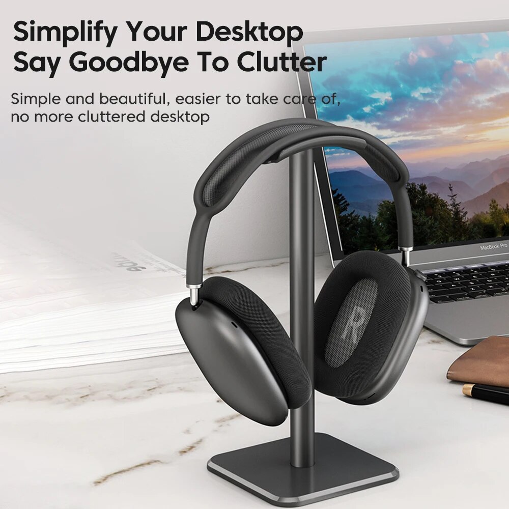 Universal Headphone Stand Alum - Headphone Stand Desk reseña y precio