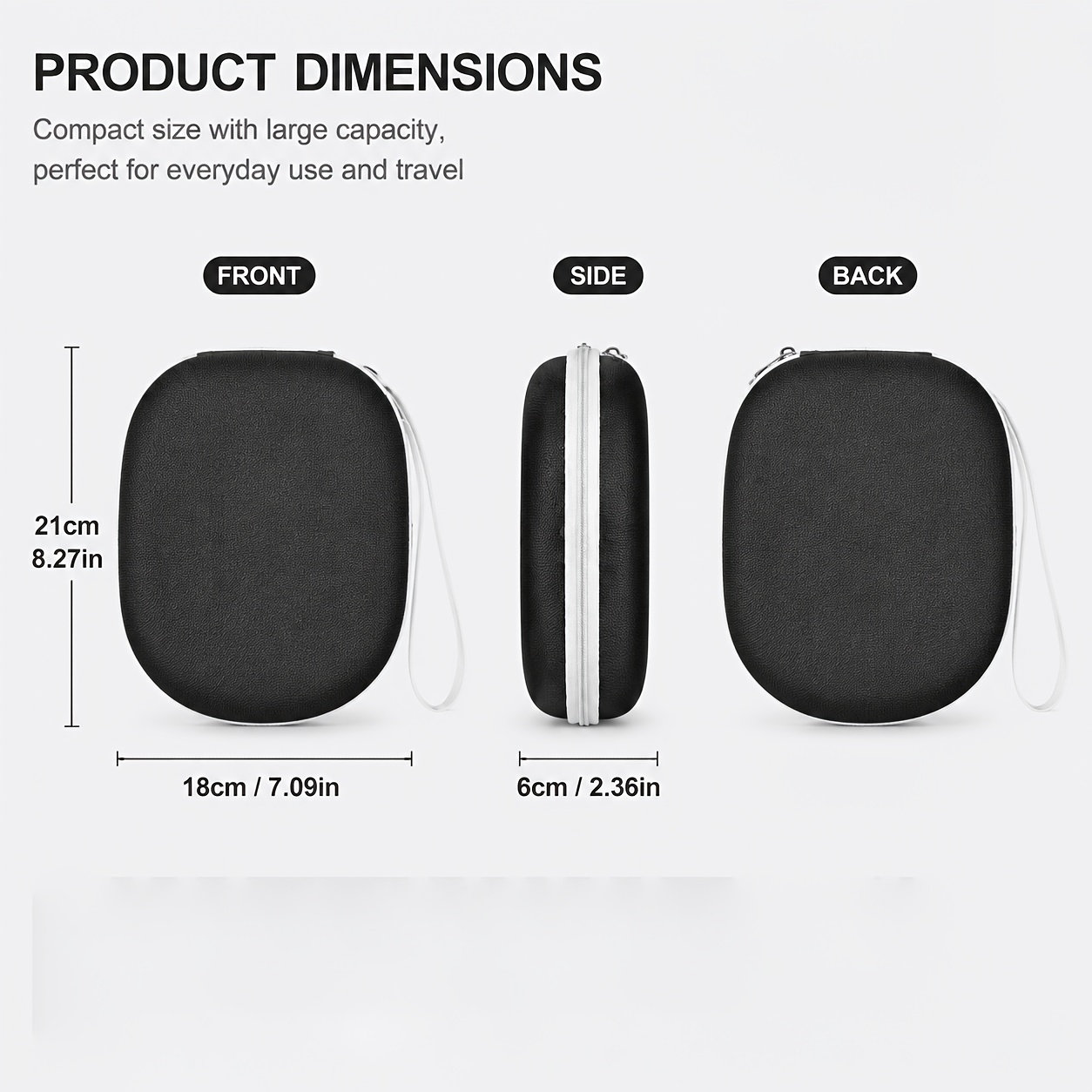 Portable Headphone Storage Cas - Headphone Case Hard reseña y precio