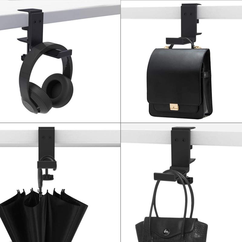 Under Desk Headphone Stand Fol - Headphone Stand Desk reseña y precio