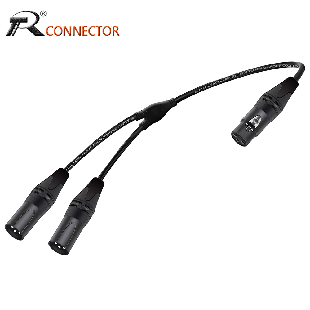 XLR Splitter Audio Cable,3Pins - Audio Splitter Y reseña y precio