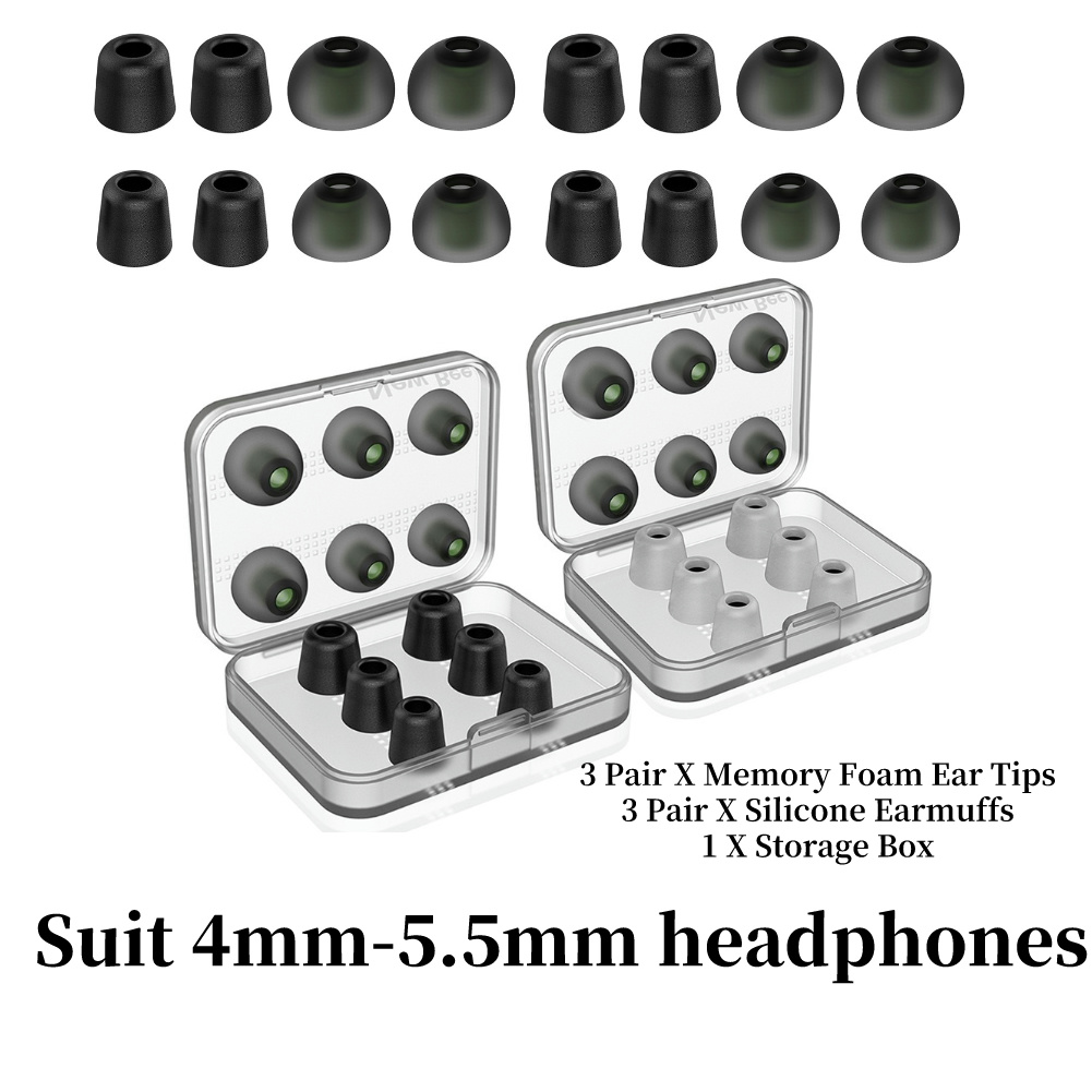 Memory Foam Ear Tips Noise Iso - Earphone Foam Tip reseña y precio