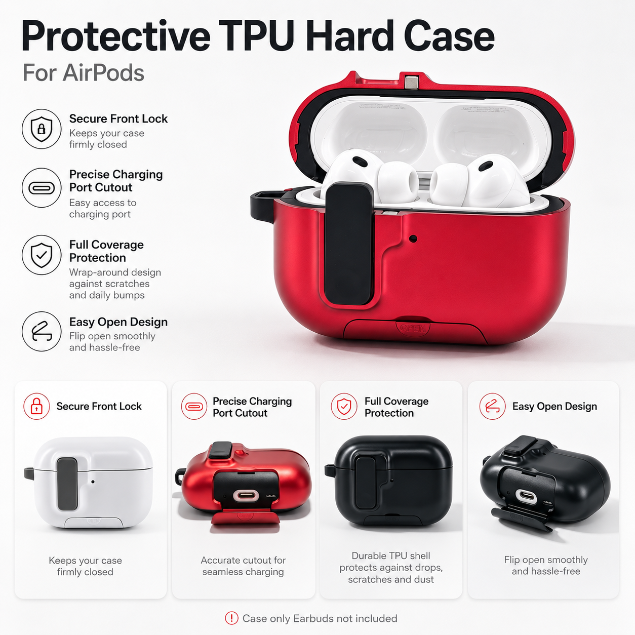 For AirPods Hard Case for Pro3 - Headphone Case Hard reseña y precio