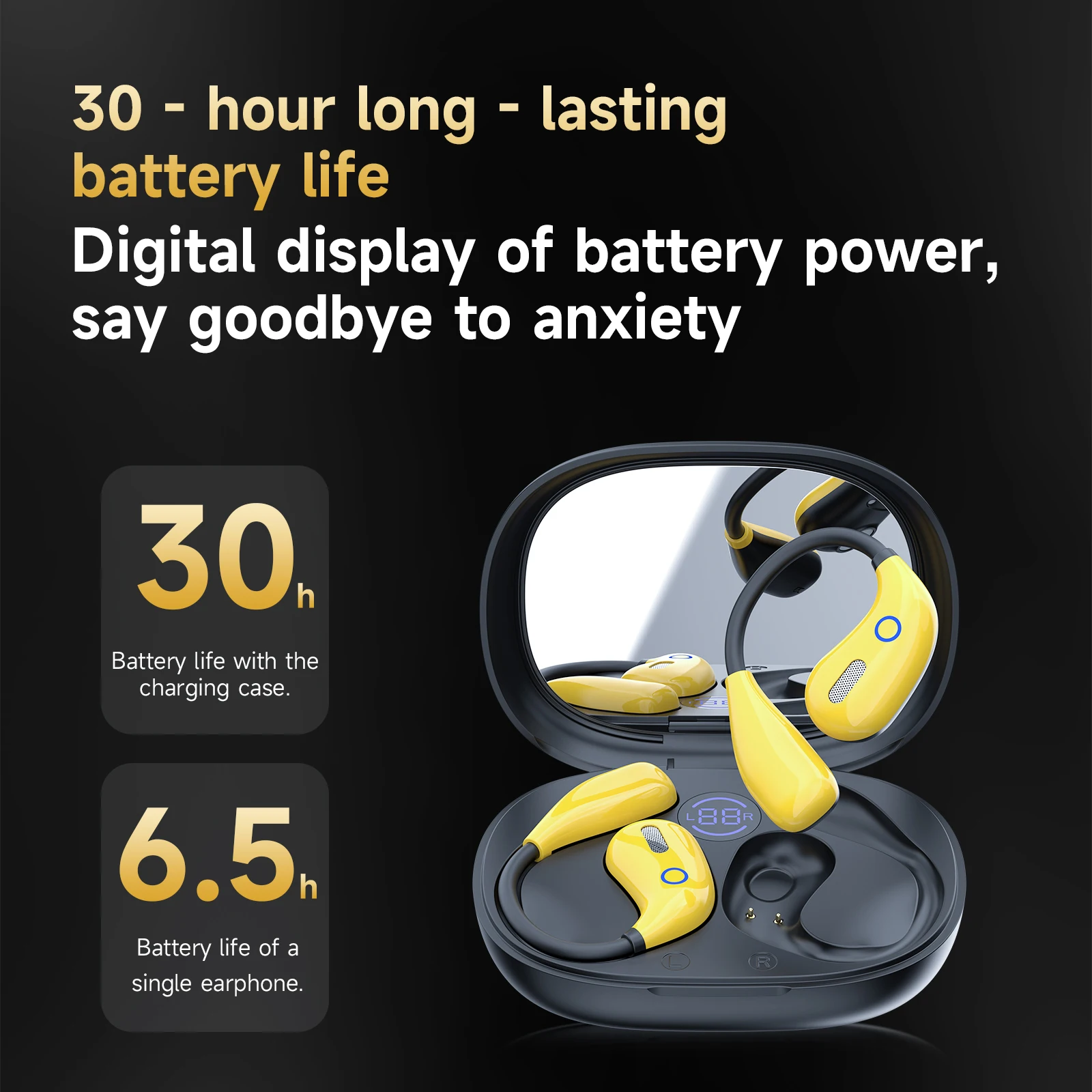 TWS Bluetooth Earphones Wirele - Sports Earphone Hook reseña y precio