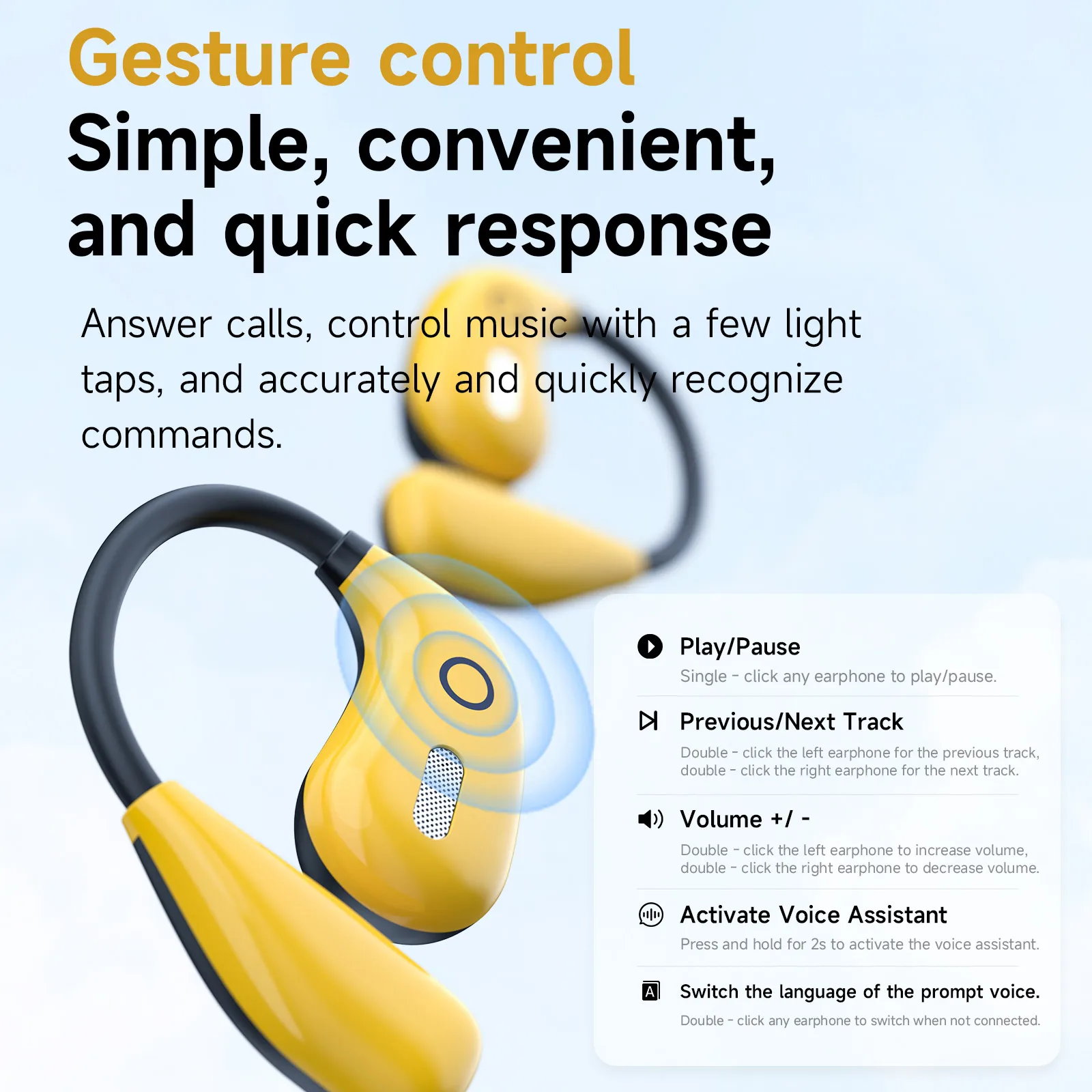 TWS Bluetooth Earphones Wirele - Sports Earphone Hook reseña y precio