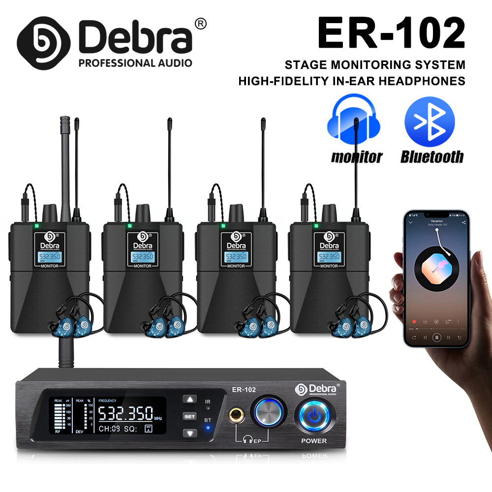 Debra ER-102 UHF IEM In Ear St - In Ear Monitor Iem reseña y precio